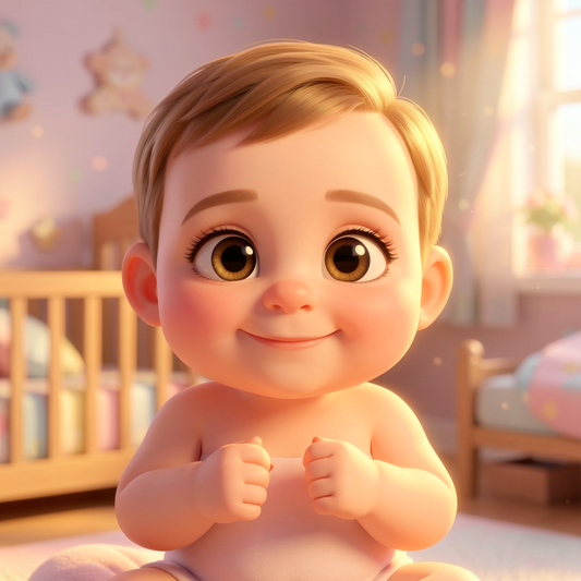 Custom 3D Animated Baby Portrait — Digital Download