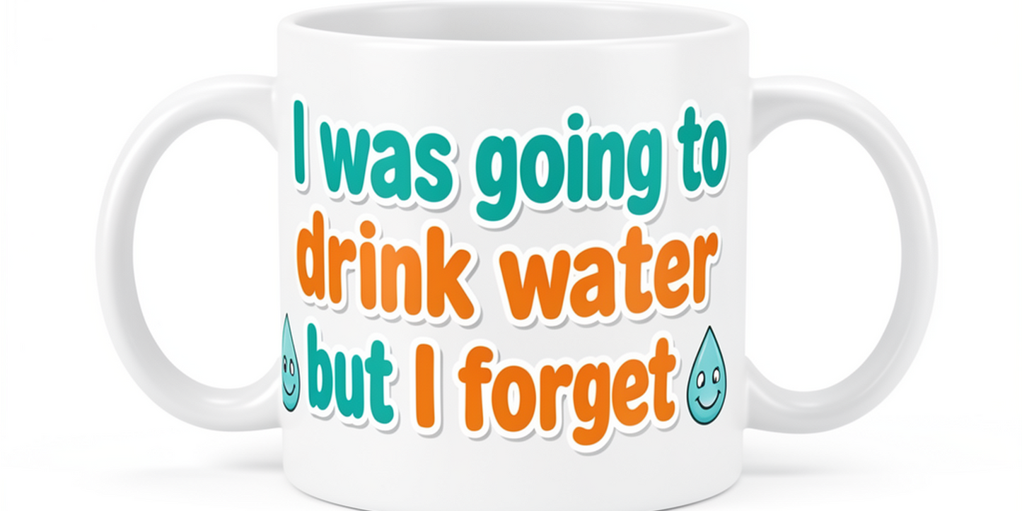 I Was Going To Drink Water But I Forgot Mug